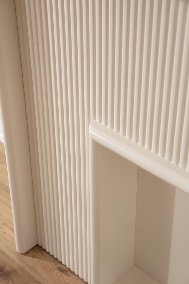 Baker Fireplace Console Cream