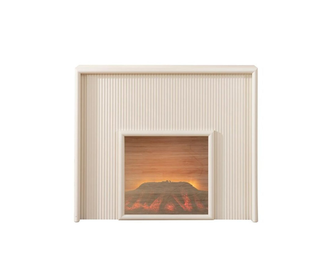 Baker Fireplace Display Console Cream