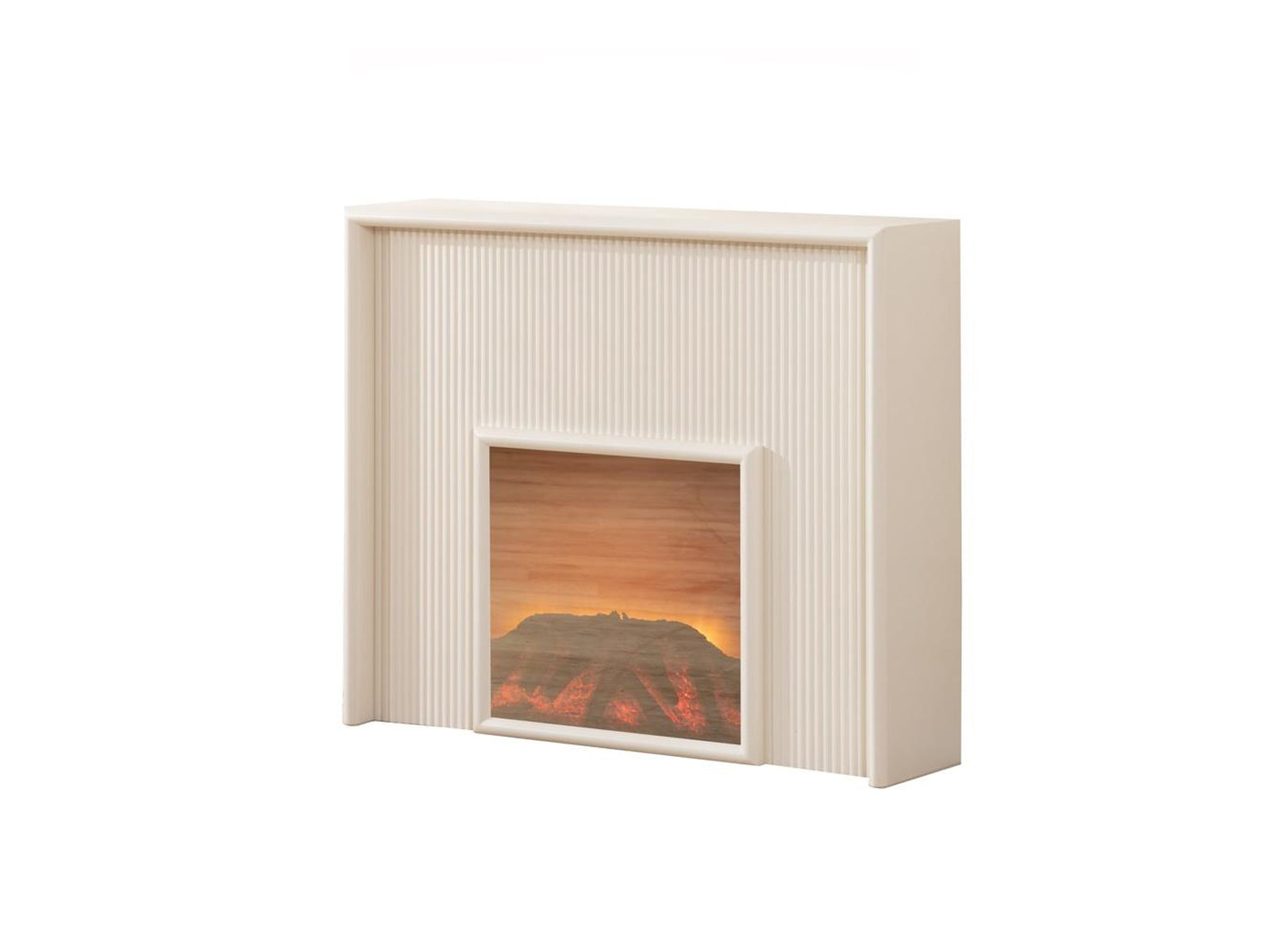 Baker Fireplace Display Console Cream