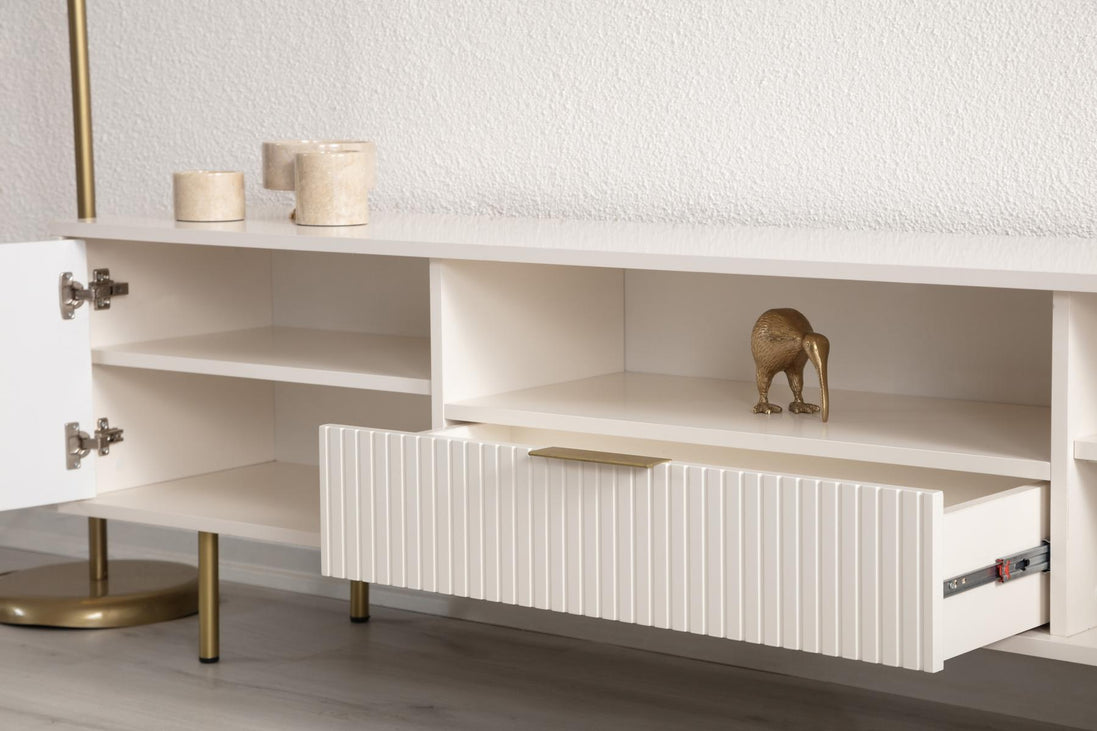 Canva Tv Unit Cream 200cm