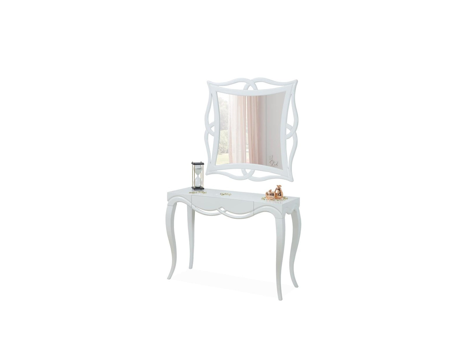 Clarita Console Table with Mirror