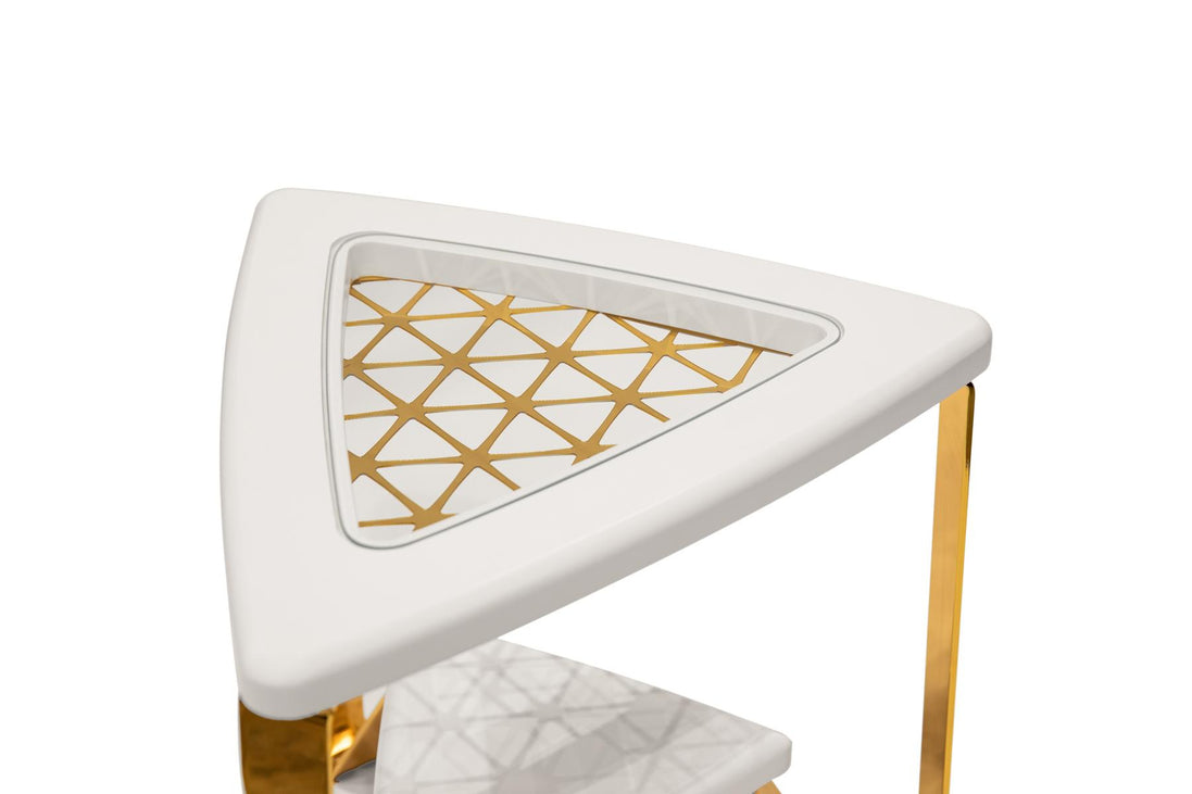 Parma Side Table White