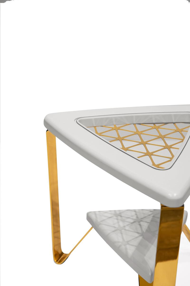 Parma Side Table White