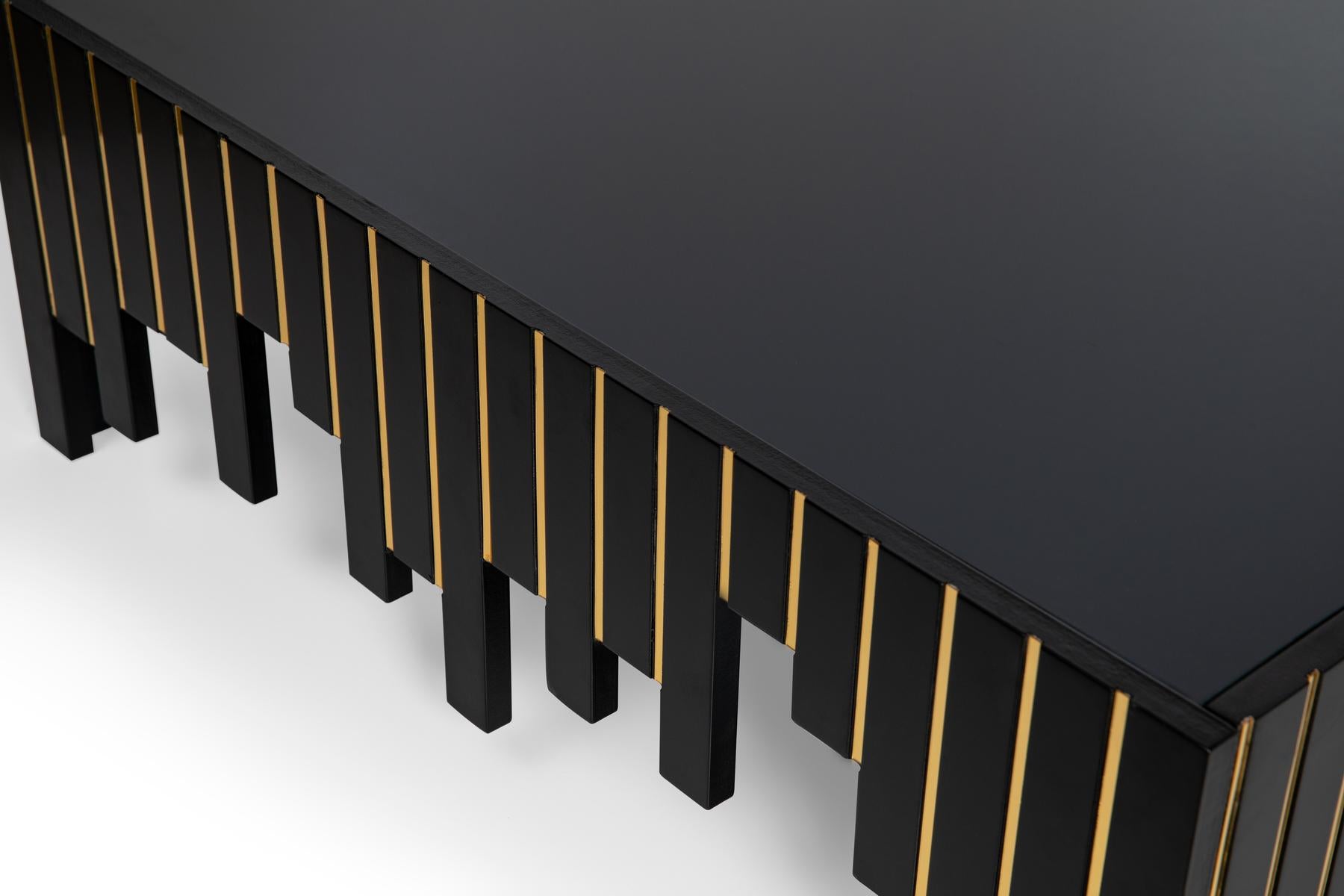 Elena Black Coffee Table