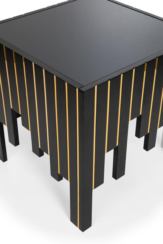 Elena Black Side Table