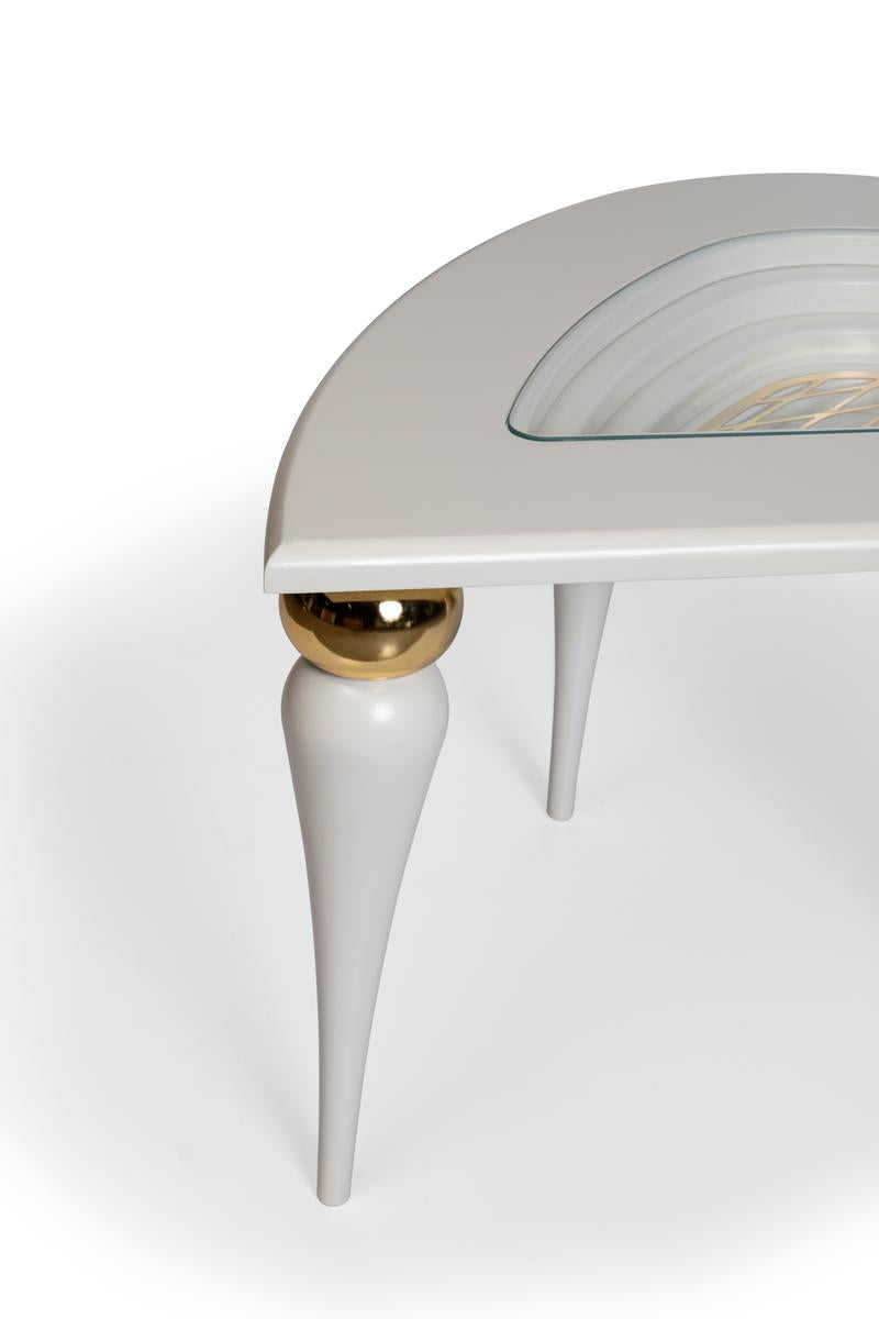 Jazmin Side Table Cream