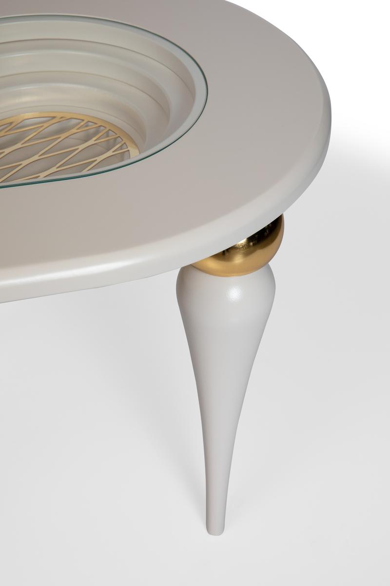 Jazmin Side Table Cream