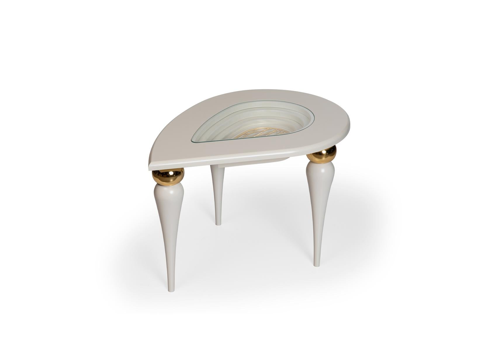 Jazmin Side Table Cream