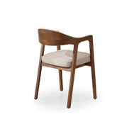 Lena Wood Armchair Beige