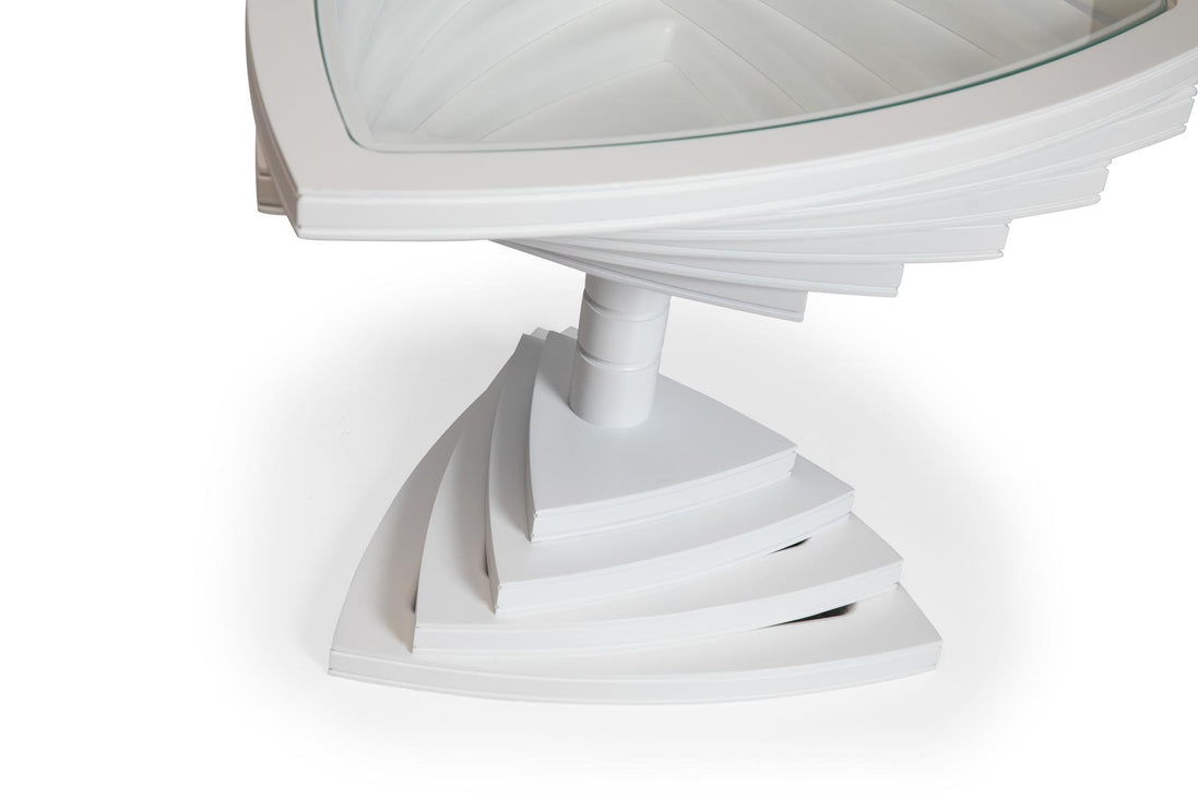 Midas White Side Table