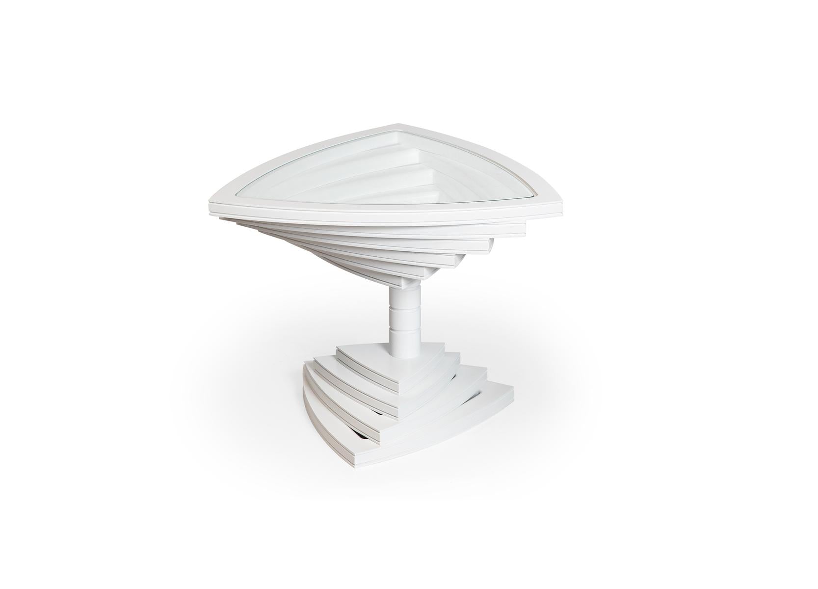 Midas White Side Table