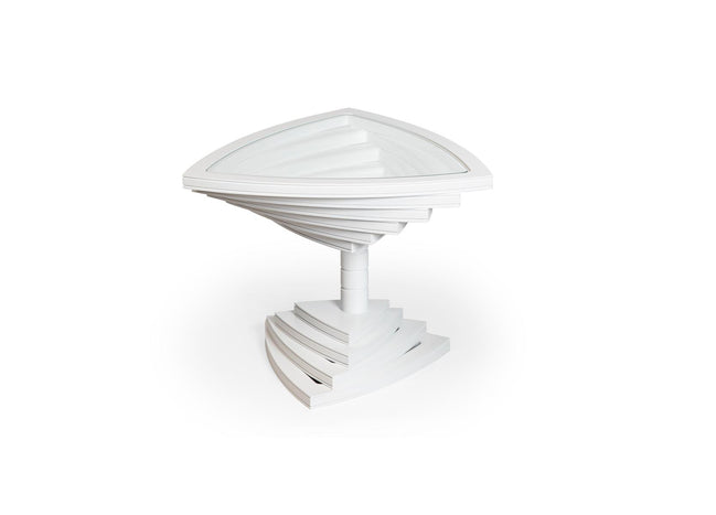 Midas White Side Table