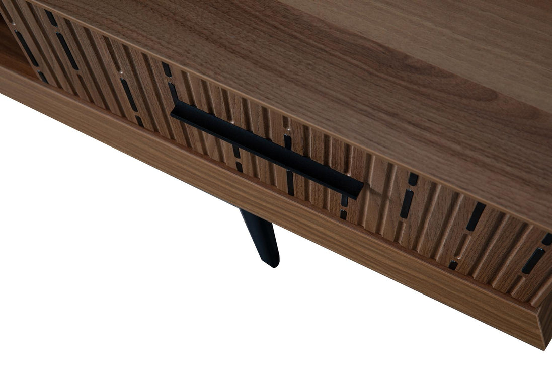 Monza Wooden Tv Unit Walnut 160cm