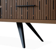 Monza Wooden Tv Unit Walnut 160cm
