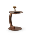 Mood C Shaped Side Table Walnut