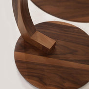 Mood C Shaped Side Table Walnut