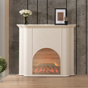 Nash Fireplace Display Console Cream