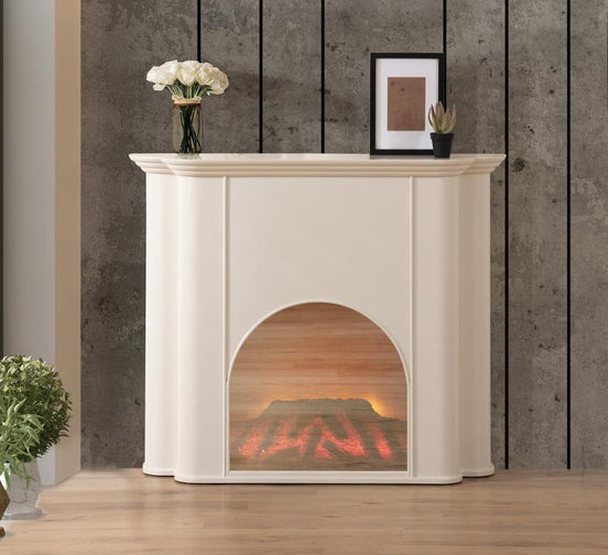Nash Fireplace Display Console Cream