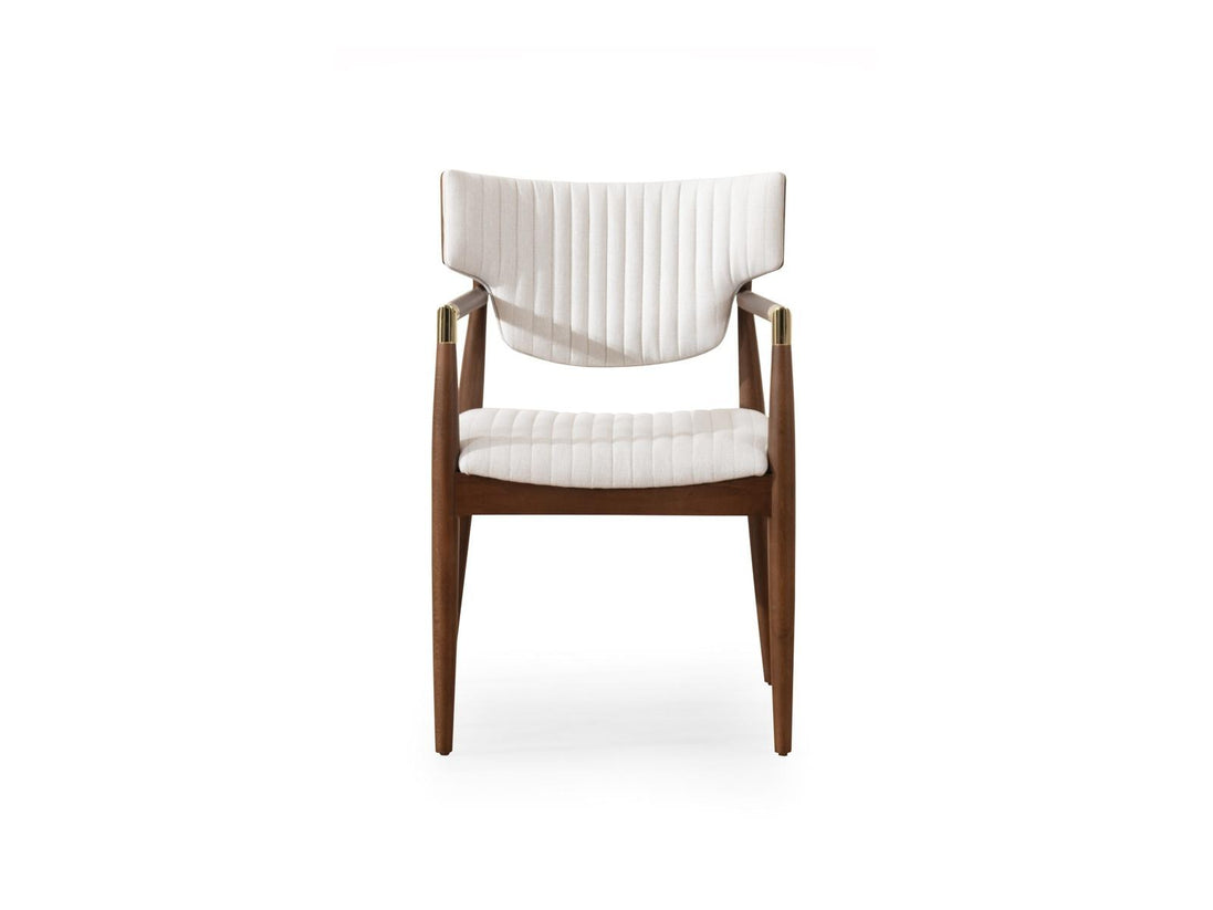 Nera Wood Armchair Beige