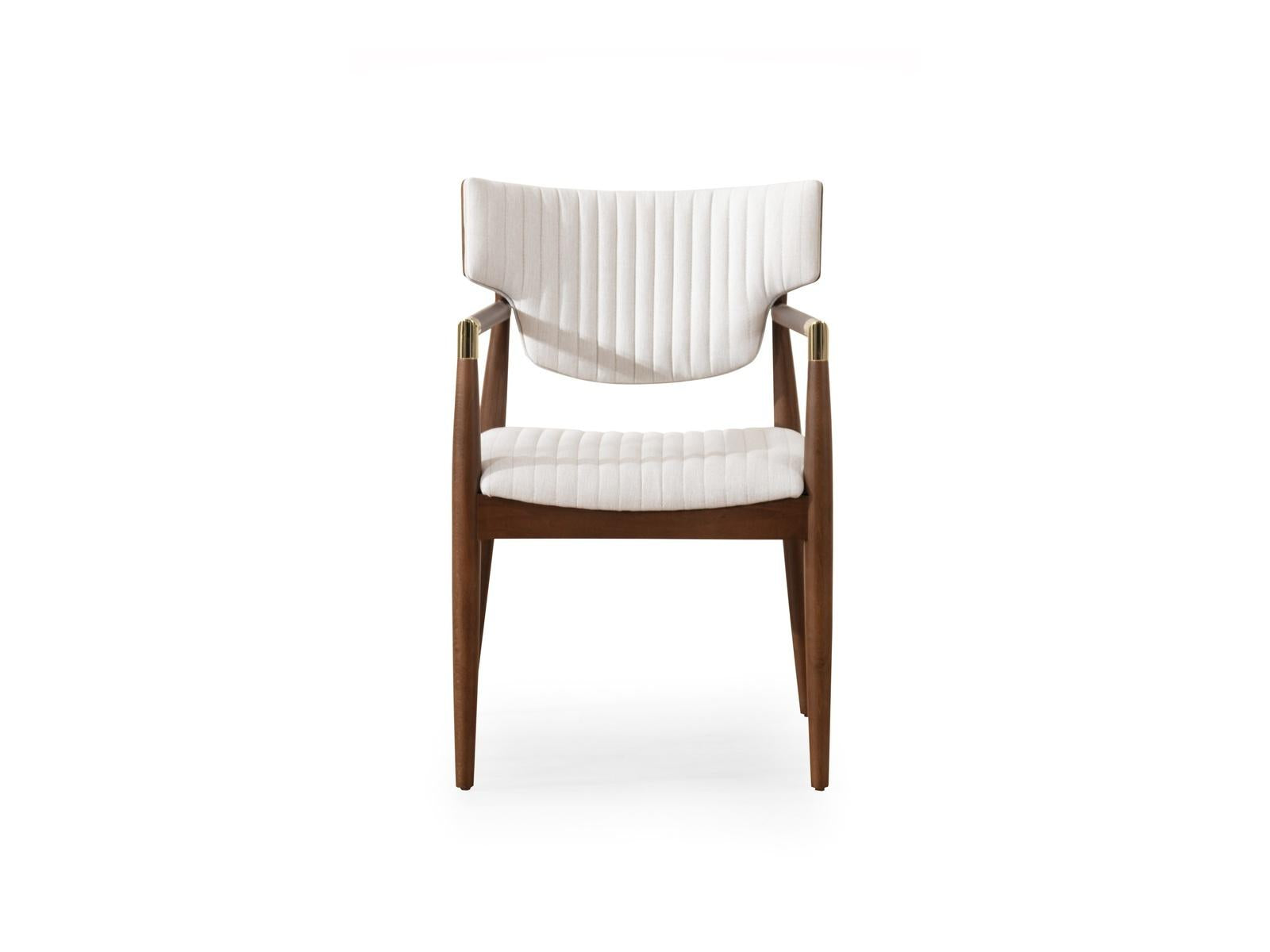 Nera Wood Armchair Beige