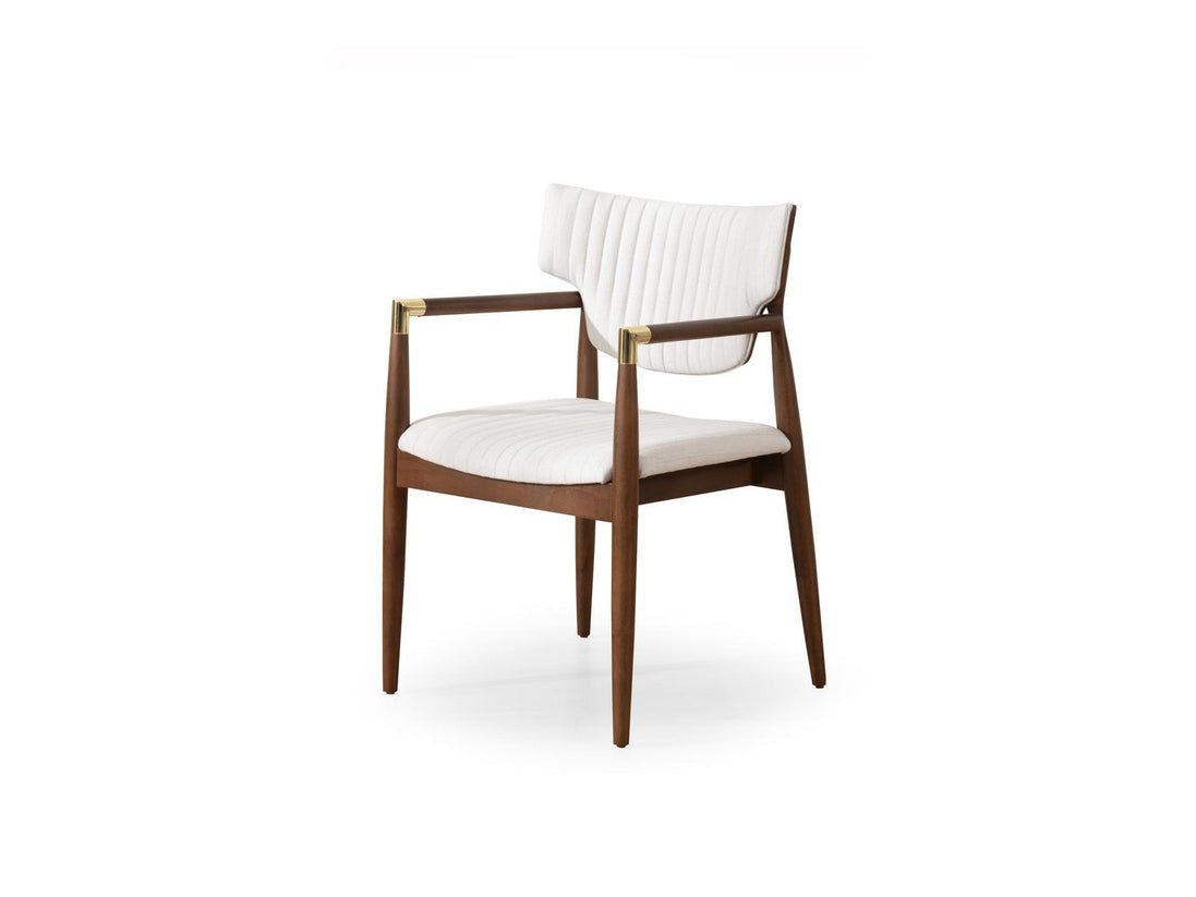Nera Wood Armchair Beige