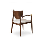 Nera Wood Armchair Beige