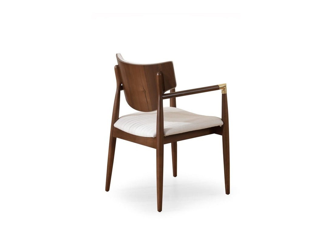 Nera Wood Armchair Beige