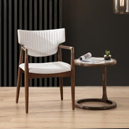 Nera Wood Armchair Beige