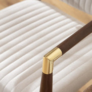 Nera Wood Armchair Beige
