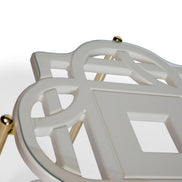 Pariza White Side Table