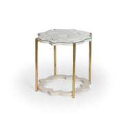 Pariza White Side Table