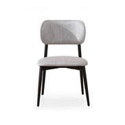 Zenn Wood Dining Chair Grey Black