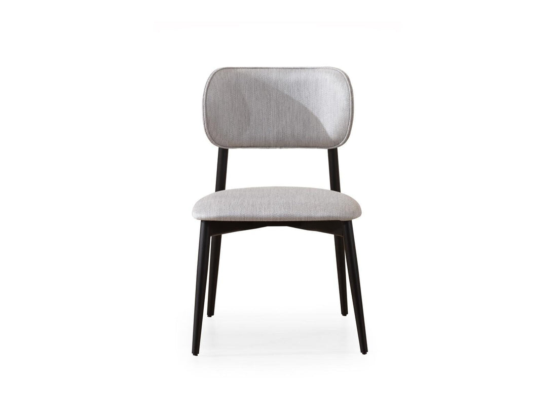 Zenn Wood Dining Chair Grey Black