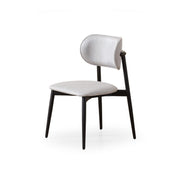 Zenn Wood Dining Chair Grey Black