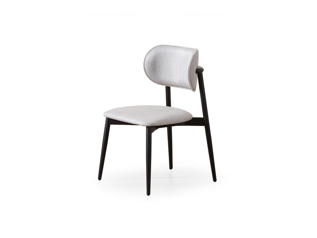 Zenn Wood Dining Chair Grey Black