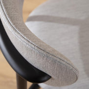 Zenn Wood Dining Chair Grey Black