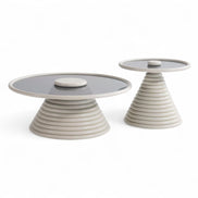 Parfum Cream Coffee Table Set