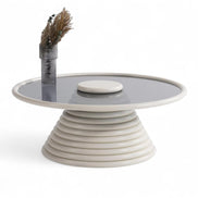 Parfum Cream Coffee Table Set