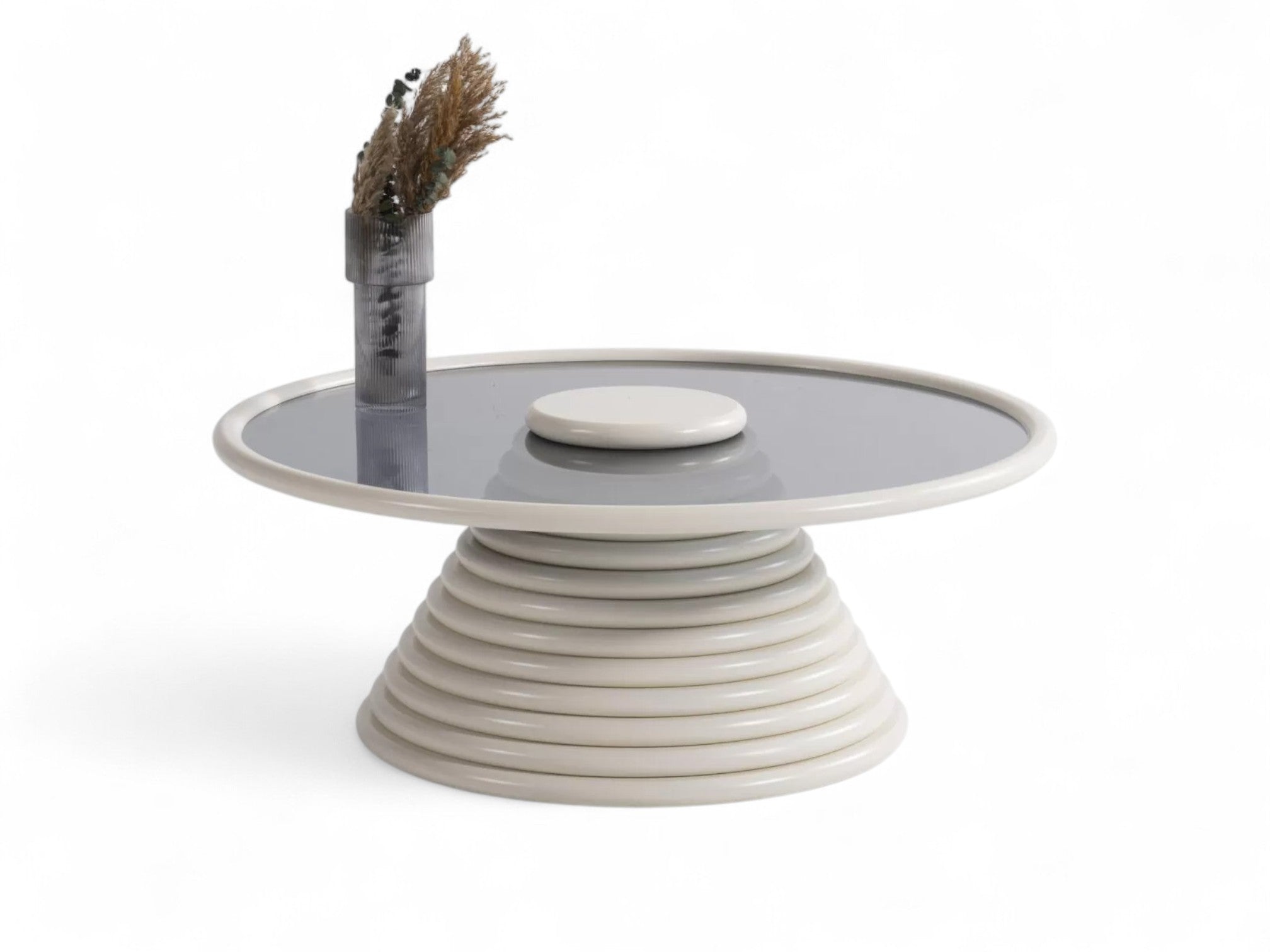 Parfum Cream Coffee Table Set