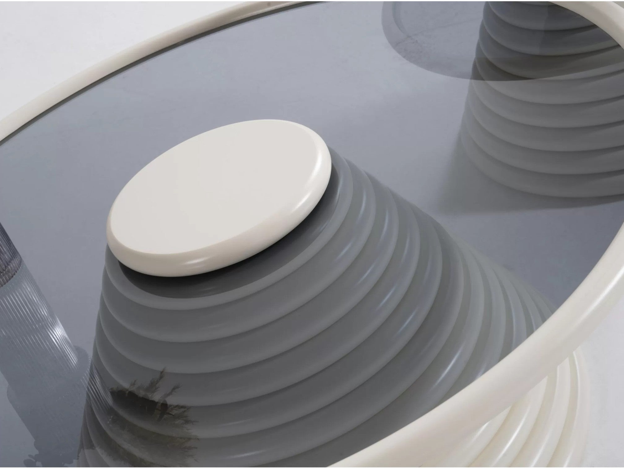 Parfum Cream Coffee Table Set