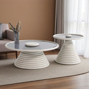 Parfum Cream Coffee Table Set