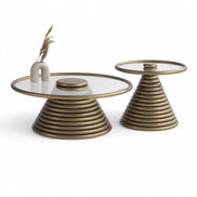 Parfum Gold Coffee Table Set