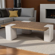 Summit Travertine Coffee Table