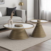 Parfum Gold Coffee Table Set
