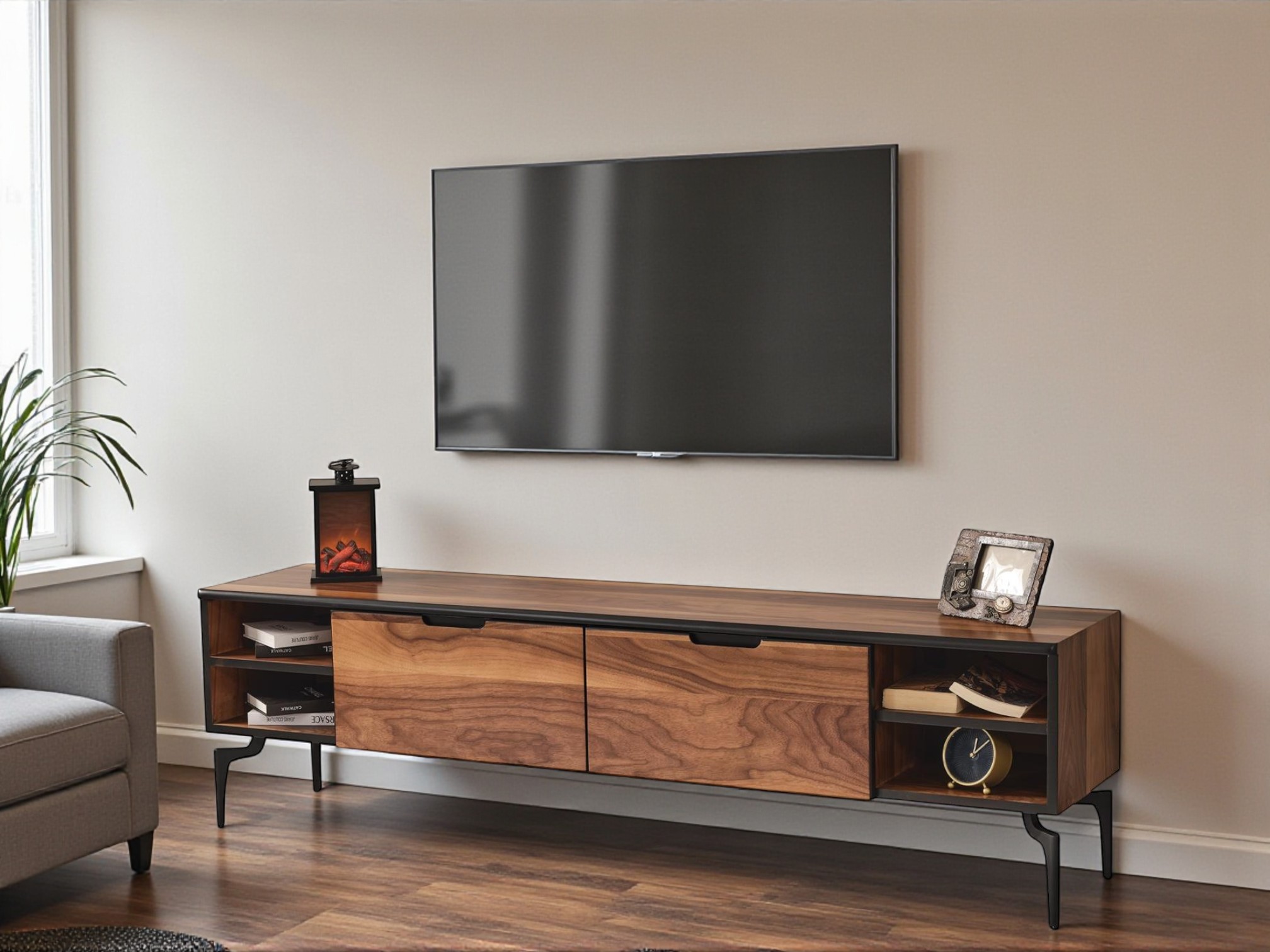 Joberg Wooden Tv Unit 180cm Joberg Wooden Tv Unit 180cm