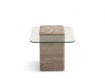 Latte Travertine Side Table 3
