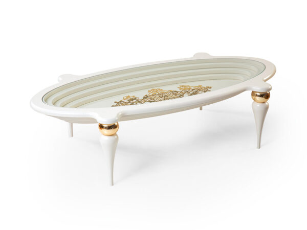 Qadira Coffee Table Cream