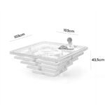 Sana White Coffee Table - Image 3