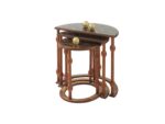 Mashrabiya Nesting Tables Walnut