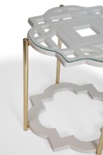 Pariza White Side Table - Image 4